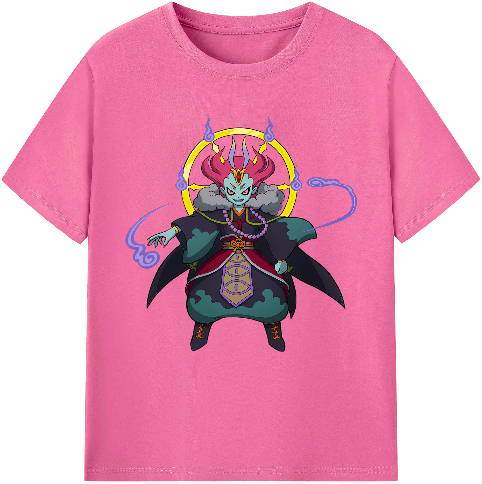 （画像用） 妖怪ウォッチ Yo-kai Watch レディースカジュアルプリントTシャツ（綿100％）